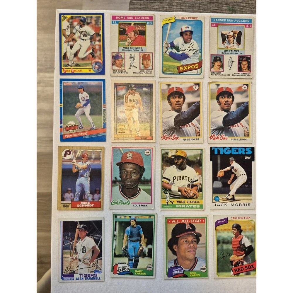 1970s Topps Vintage HOF Baseball Card Lot of (122) ALL CARDS HOF Ryan Brett Fisk